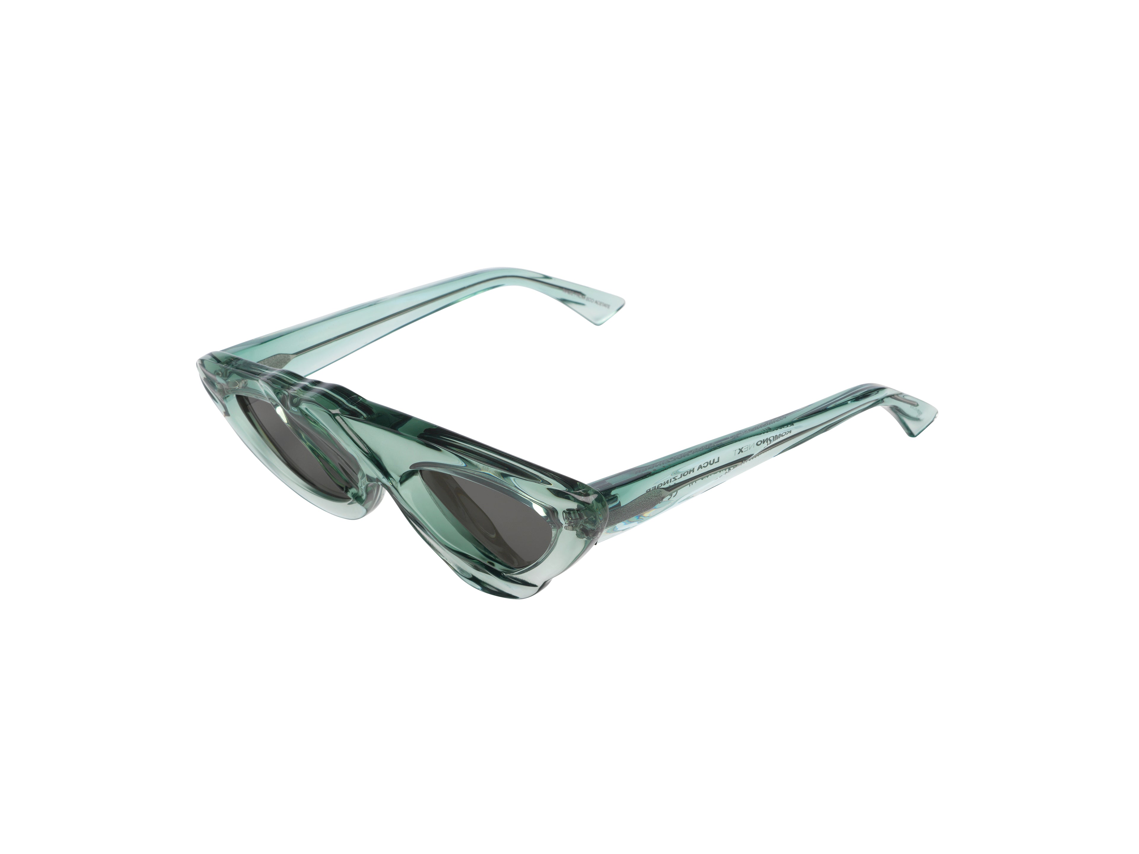 komono-luca-x-komono-turquoise-cat-eye-sonnenbrille-aus-eco-acetat image 2