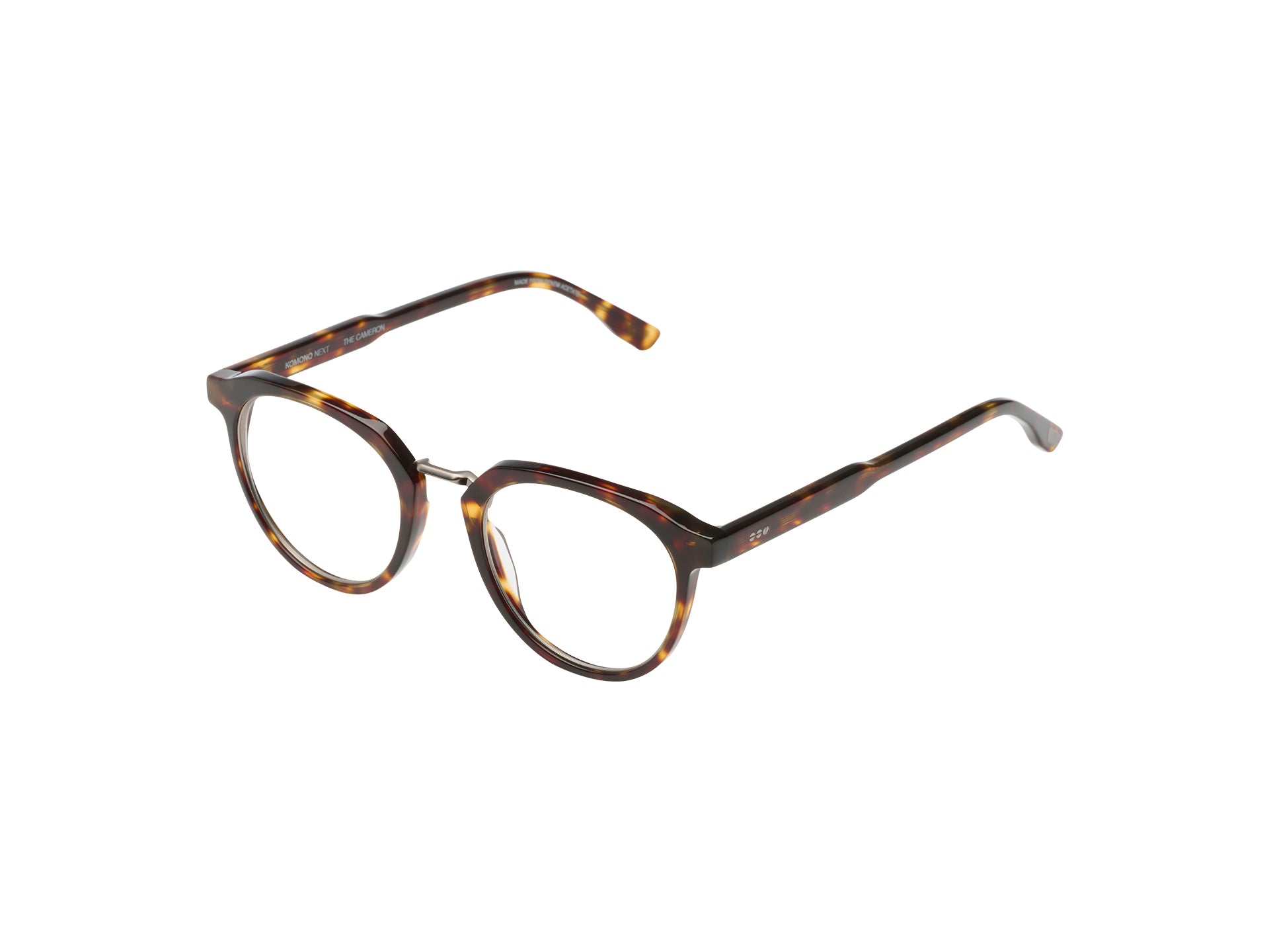 komono-cameron-black-havana-silver-optische-brille image 2
