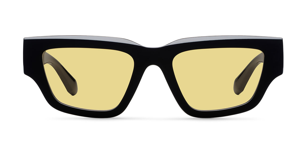 meller-kiya-black-yellow-sonnenbrille-cat-eye-design-mit-flat-top-rahmen-biobasi image 1