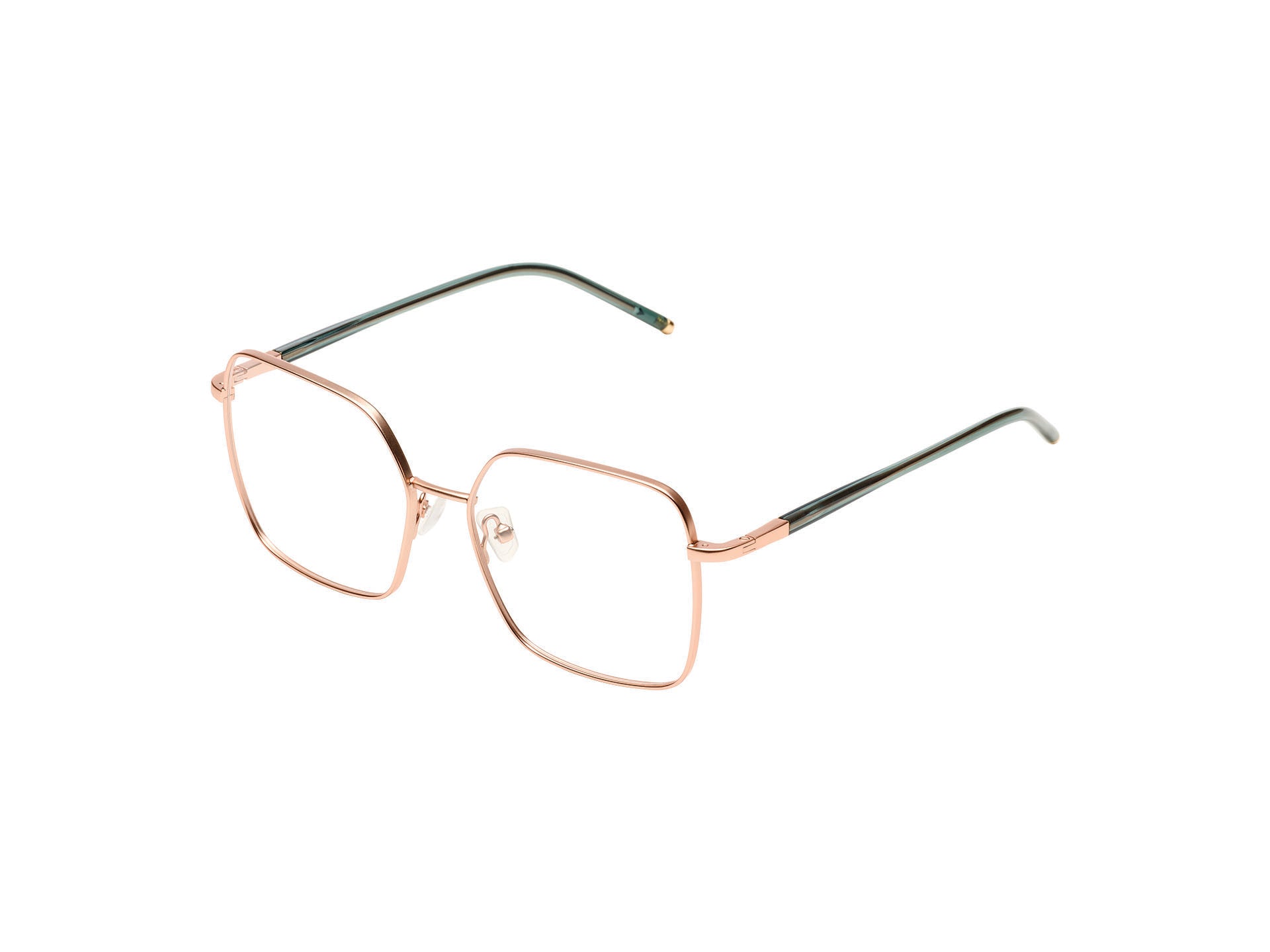 komono-audrey-rose-gold-matte-emerald-brille image 2