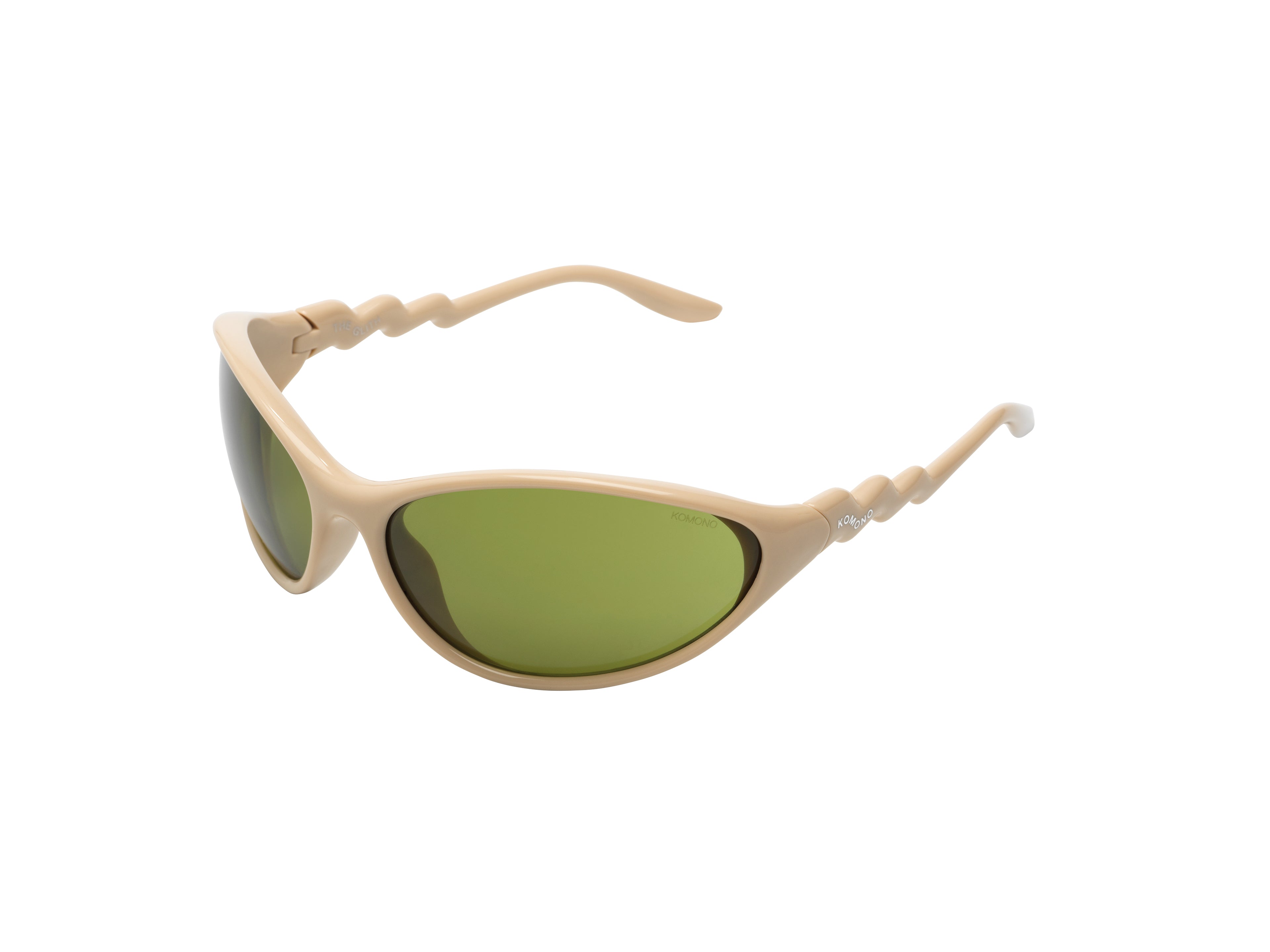 komono-glitch-almond-kaki-sonnenbrille-mit-get-nten-gl-sern-bioplastik image 2