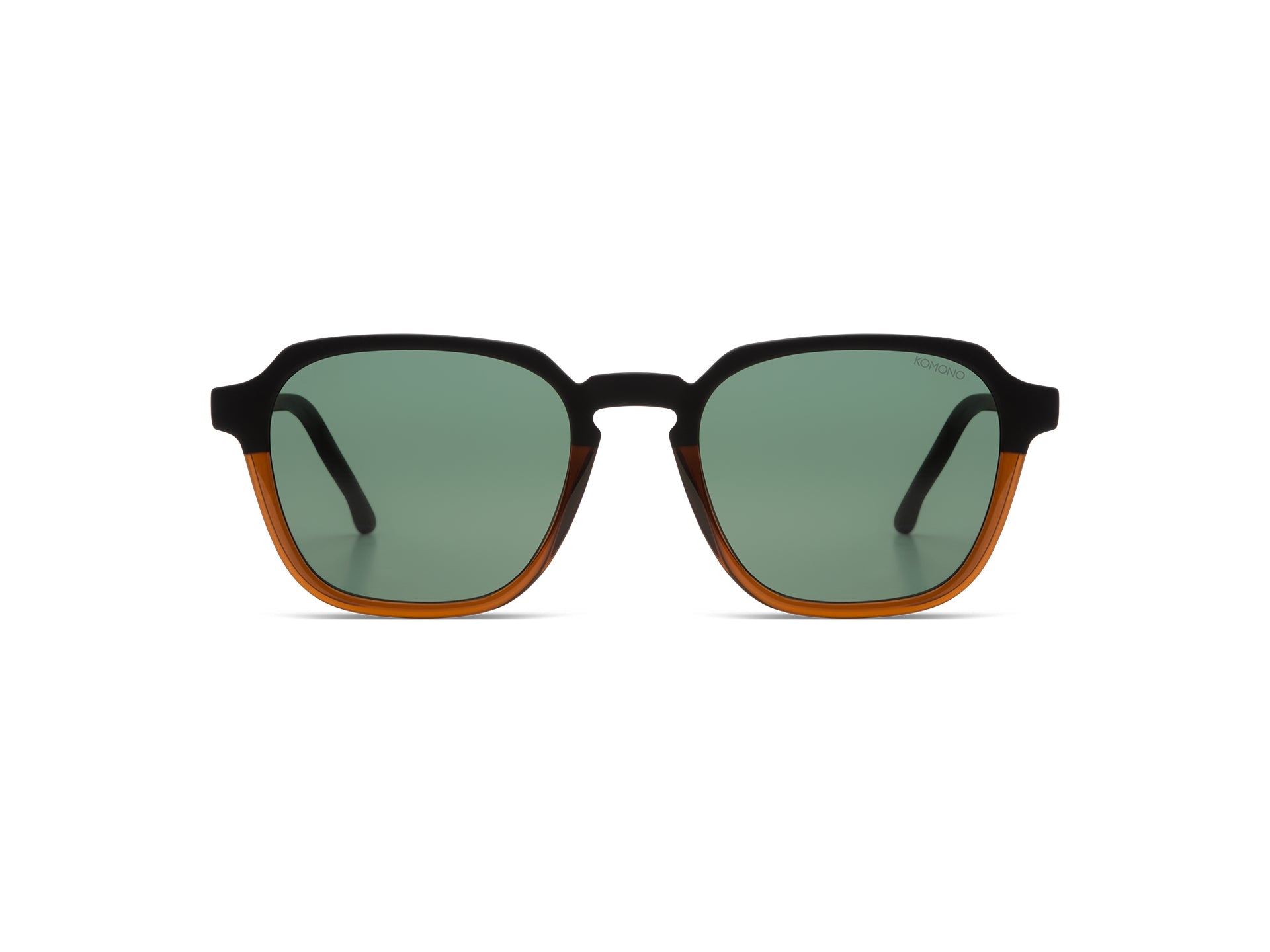 komono-matty-bronze-carbon-rechteckige-bio-nylon-sonnenbrille image 2