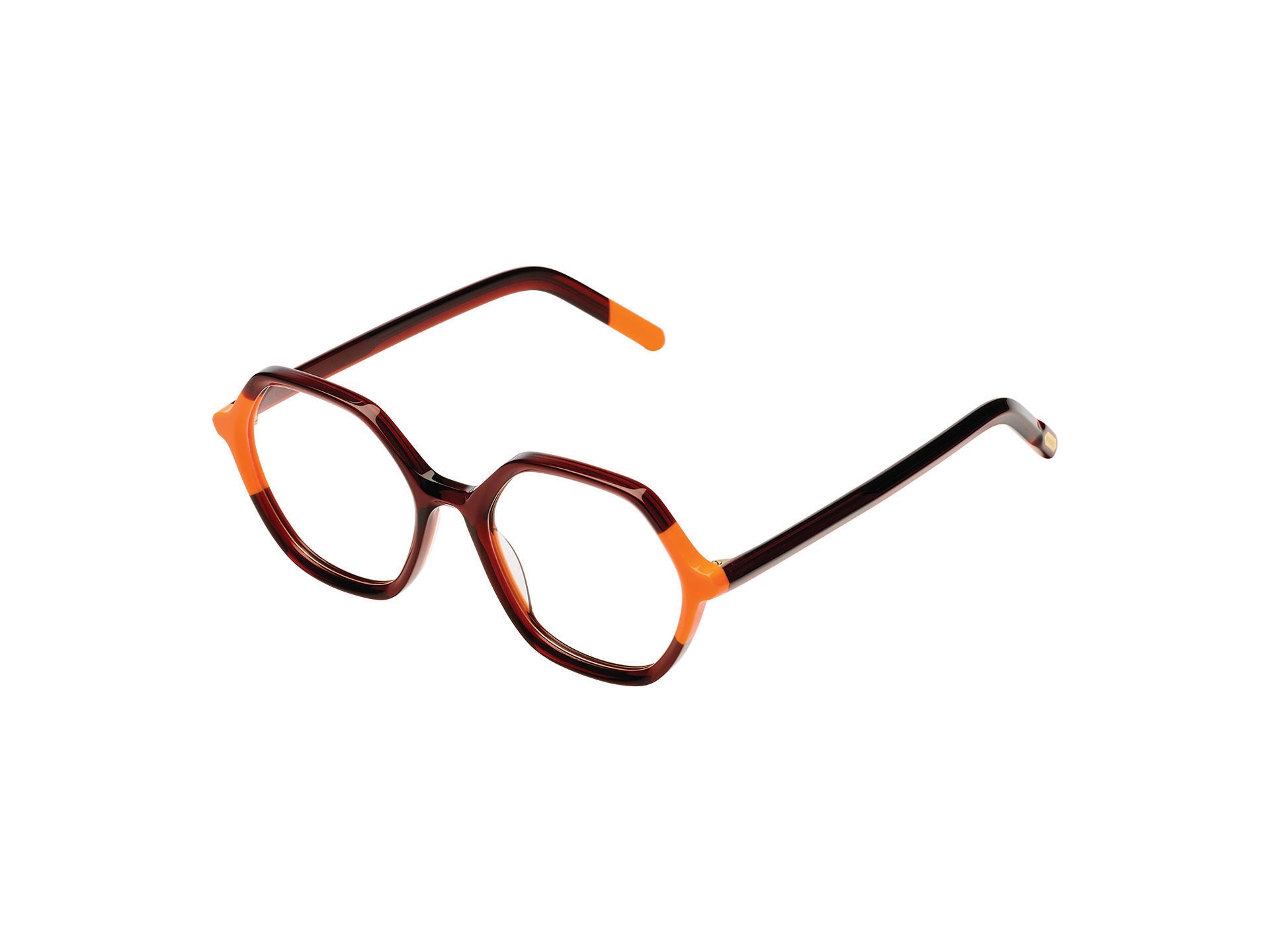 komono-lara-neon-orange-copper-brille-optisches-gestell image 2