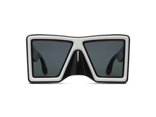 komono-x-walter-van-beirendonck-otherworldly-black-off-white-sonnenbrille image 1