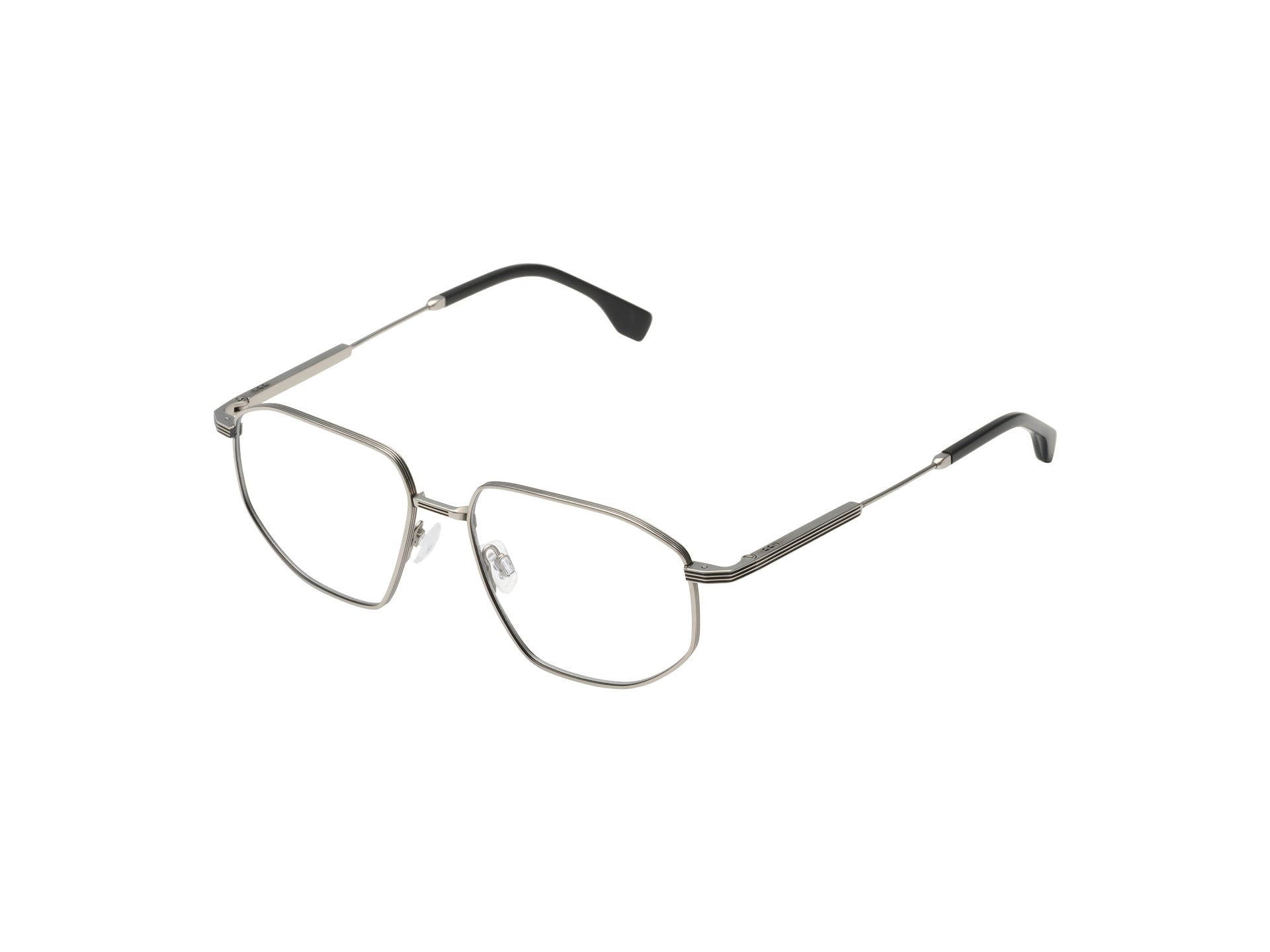 komono-axel-silver-black-brille-titan-optical image 2