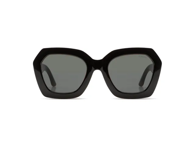 komono-gwen-black-tortoise-sonnenbrille-hexagonal-oversize-large image 1