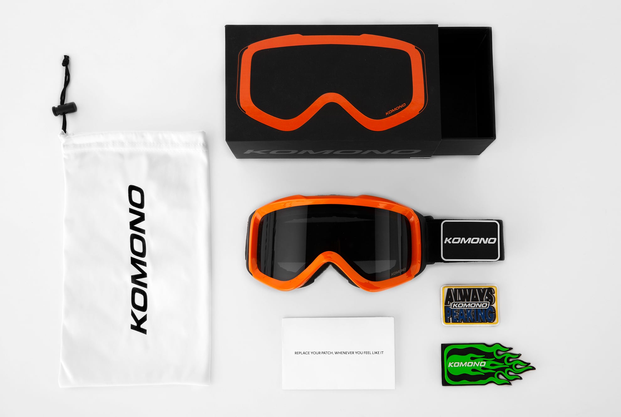komono-anton-white-skibrille-snowboard-goggle image 3