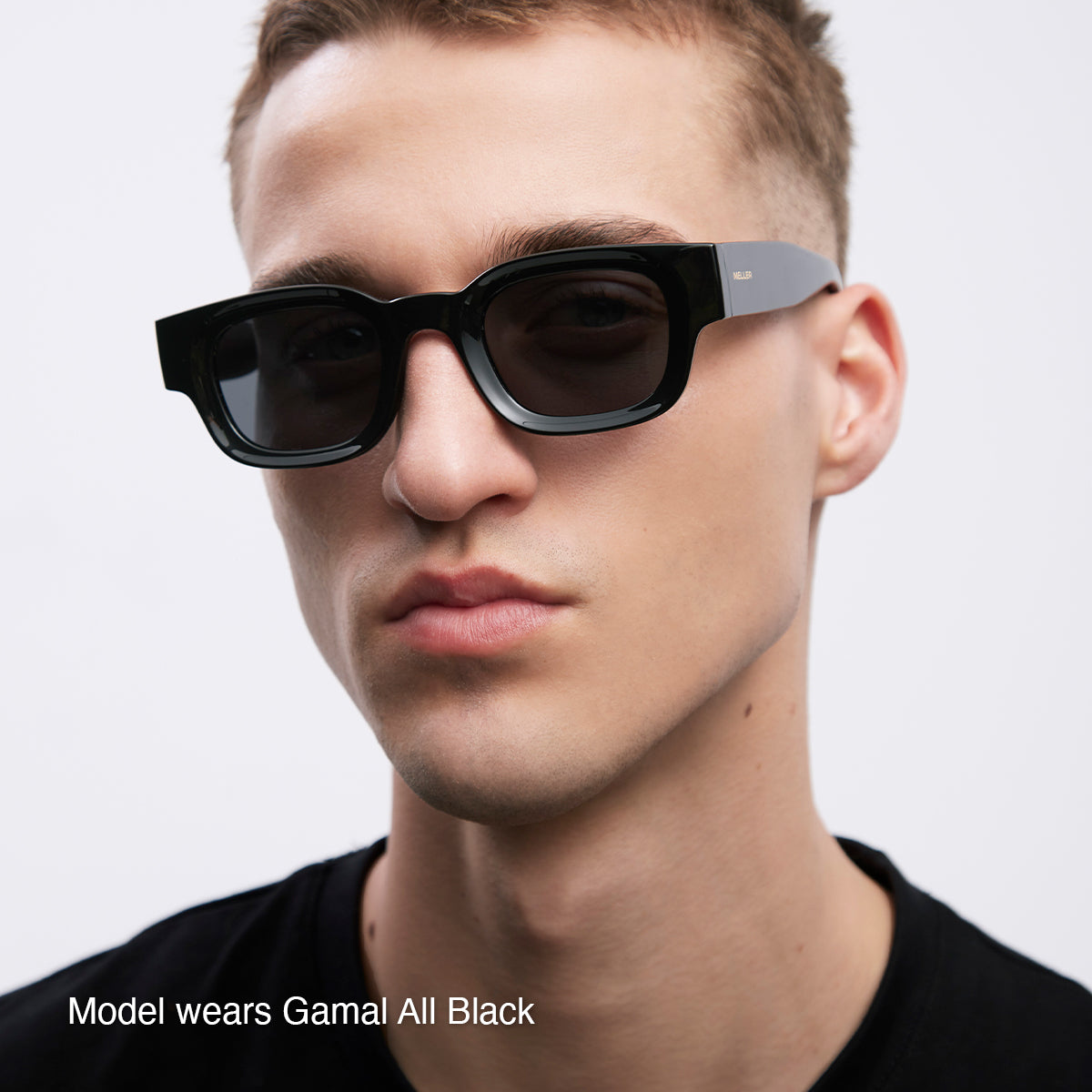meller-gamal-all-olive-sonnenbrille-runde-form-kr-ftiger-rahmen-bio-basiertes-ma image 5
