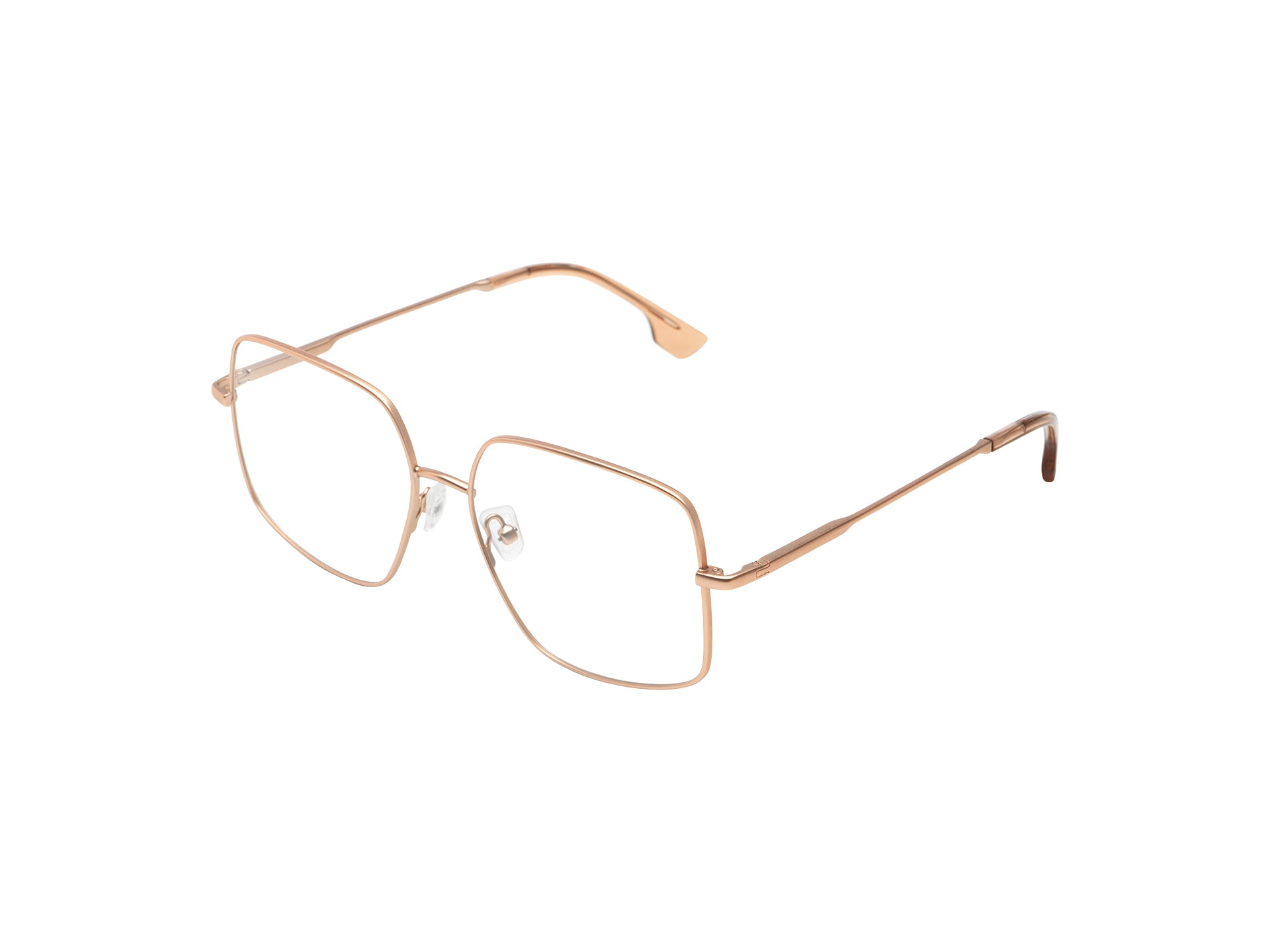 komono-amelia-rose-gold-sonnenbrille-quadratische-pilotenform-edelstahl-mit-acet image 2