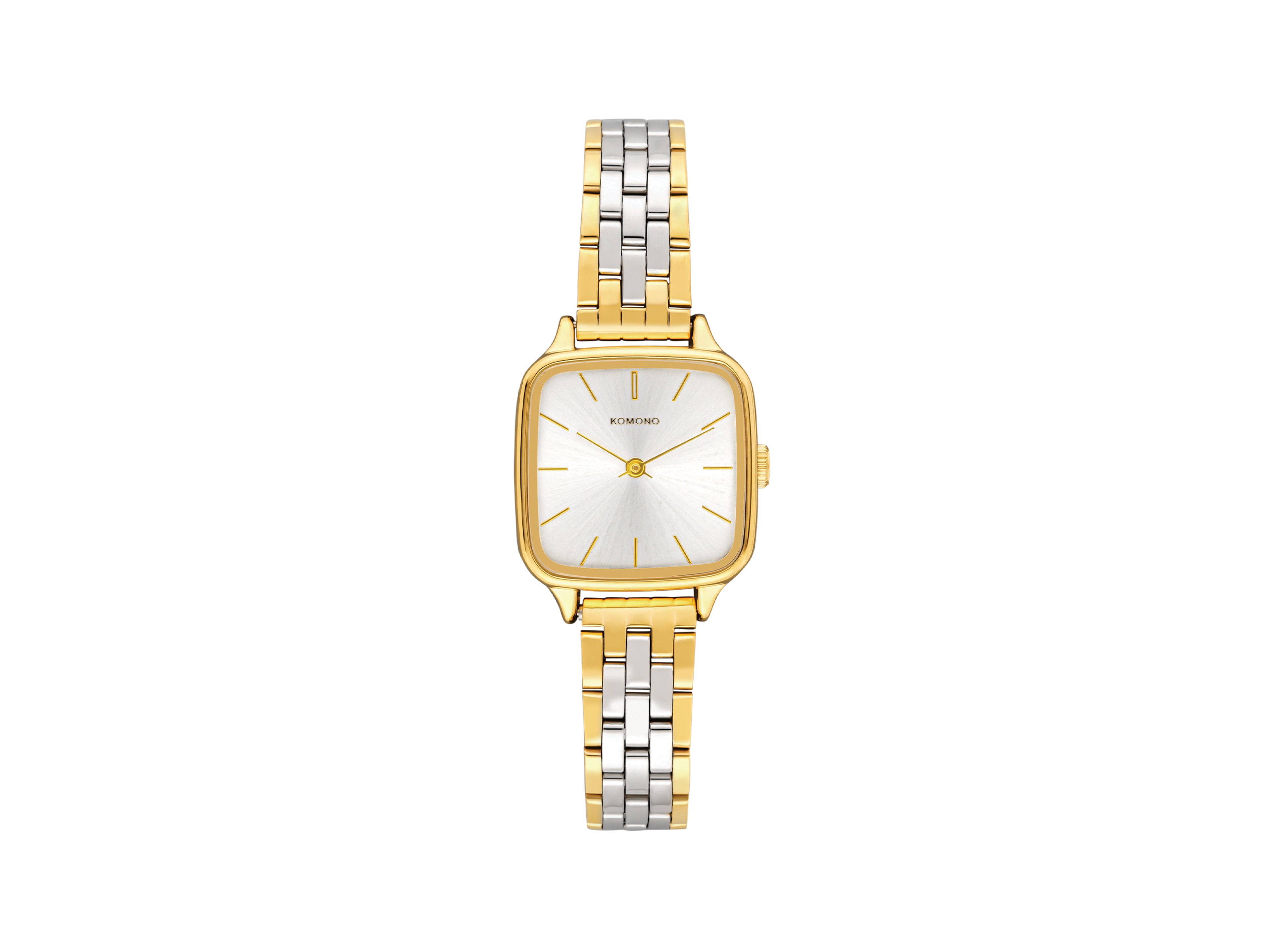 komono-kate-estate-gold-silver-uhr-mit-edelstahlarmband image 1