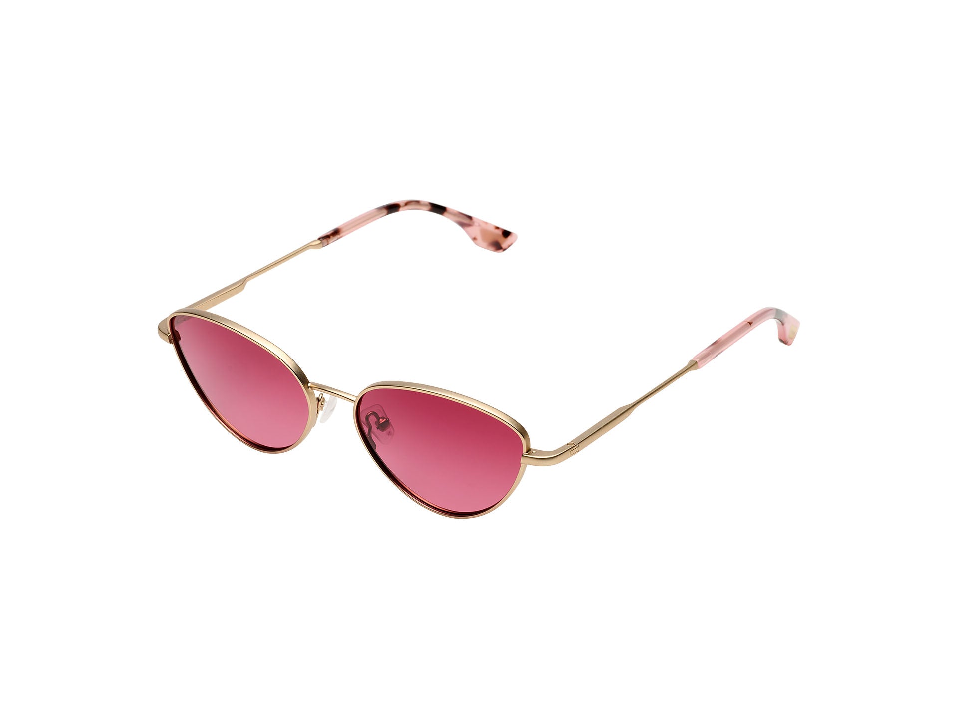 komono-nina-whitegold-matte-cat-eye-sonnenbrille image 3