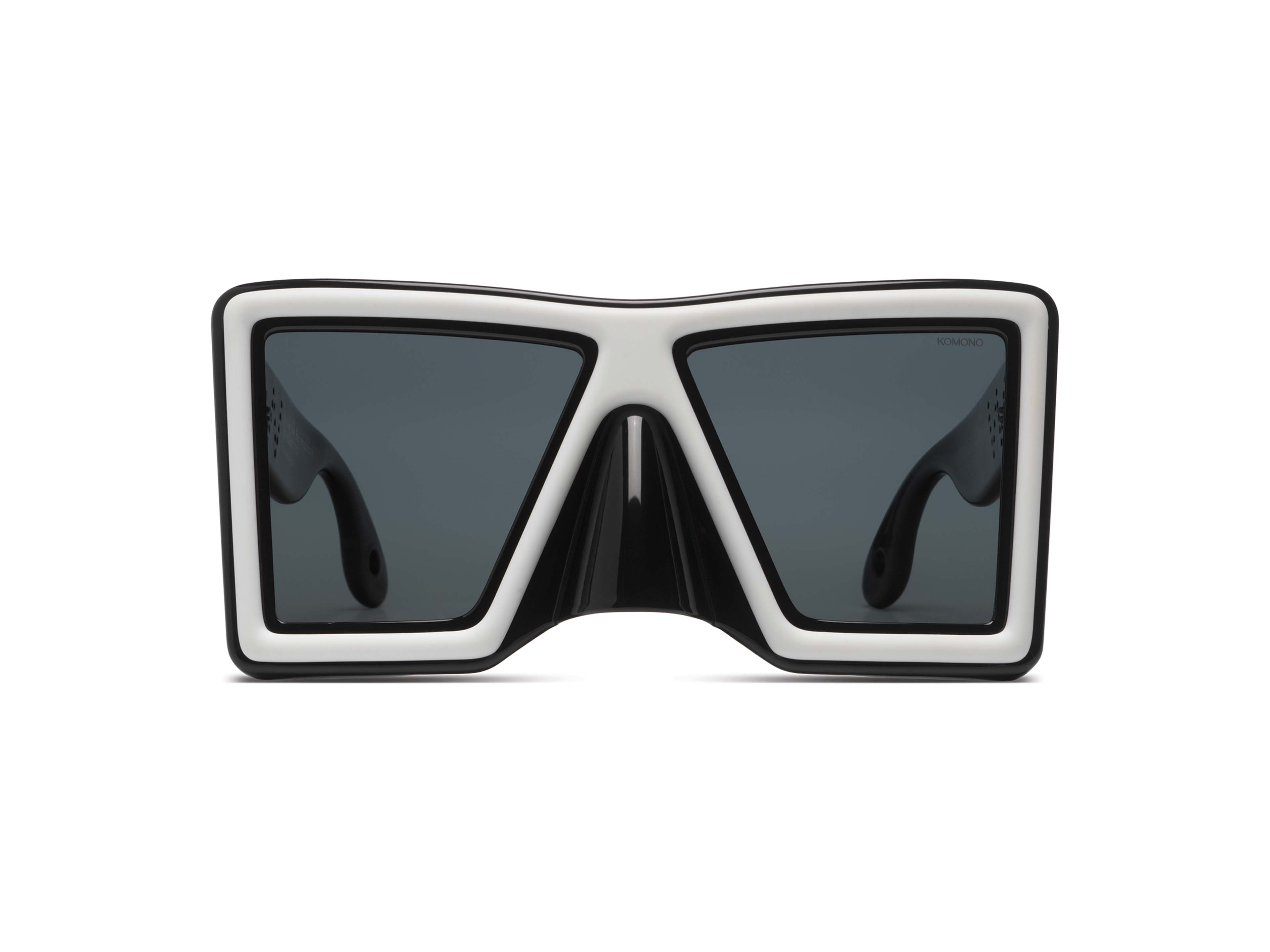 komono-x-walter-van-beirendonck-otherworldly-black-off-white-sonnenbrille image 1
