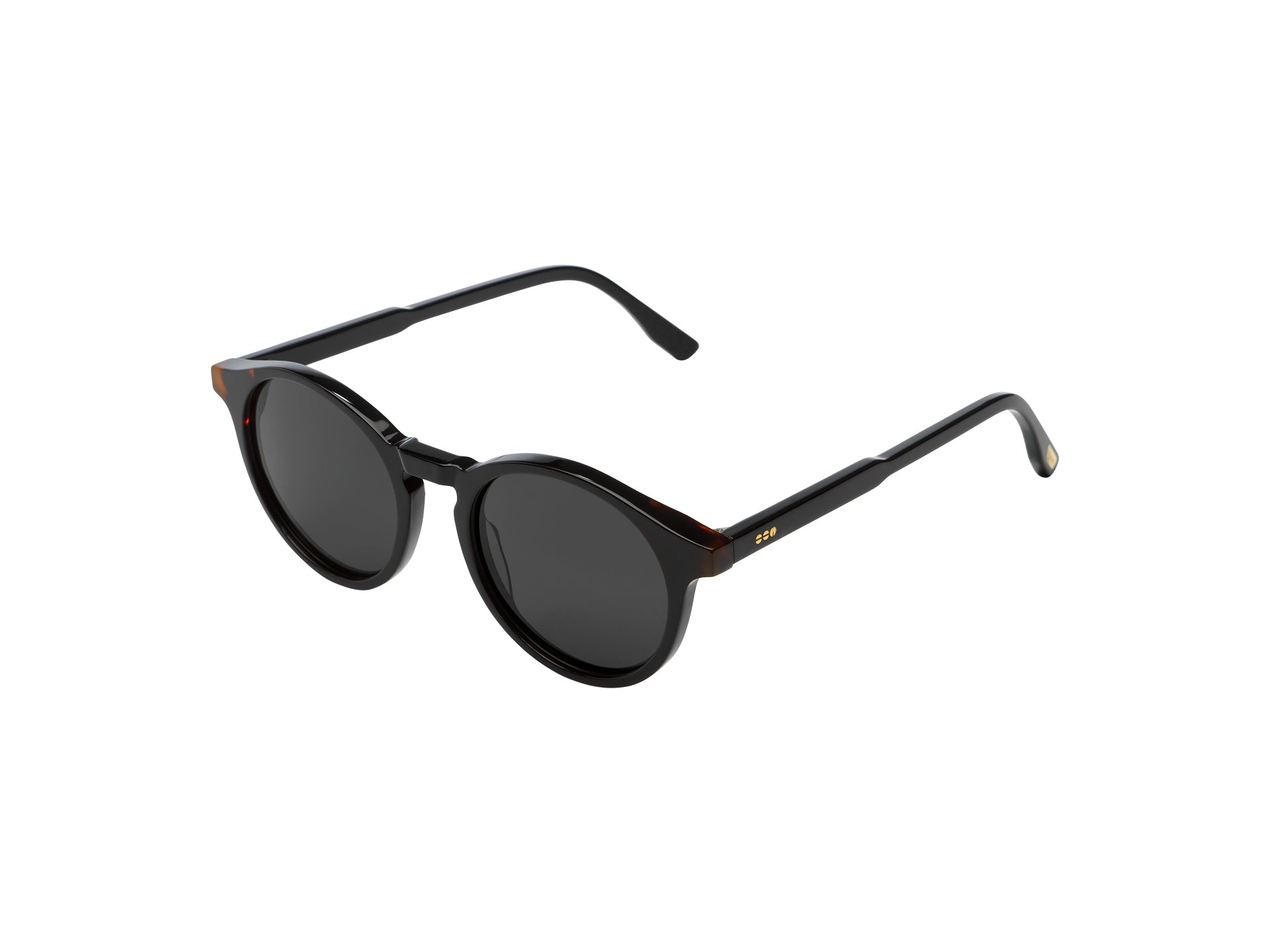 komono-archie-tortoise-black-sonnenbrille-rund-polarisiert image 3