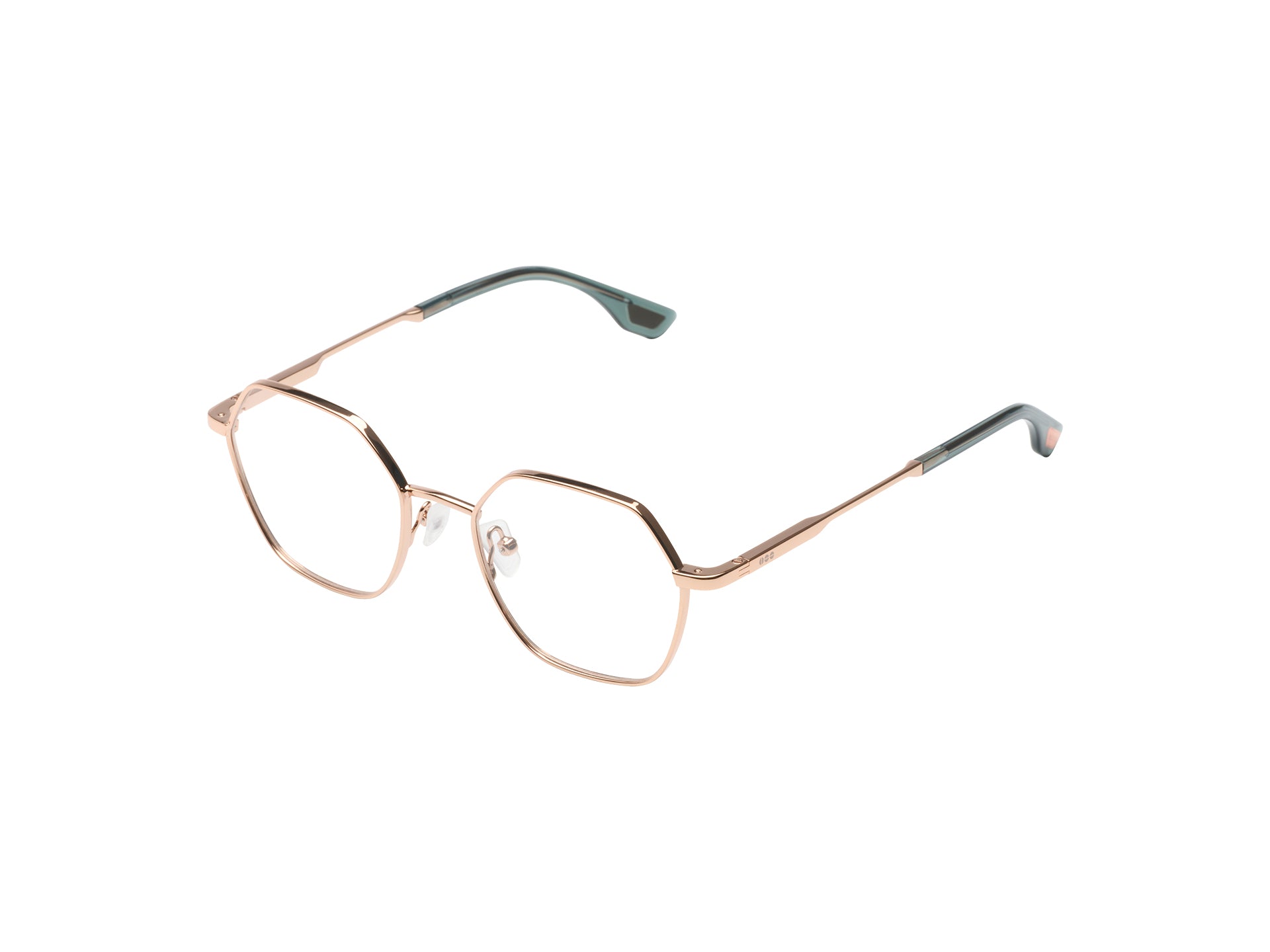 komono-nora-slims-rose-gold-emerald-brille-schlanke-fassung-rose-gold-emerald image 4