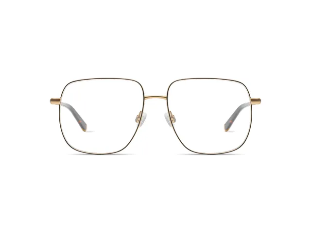 komono-selena-white-gold-black-titan-brille-in-wei-gold-schwarz image 1