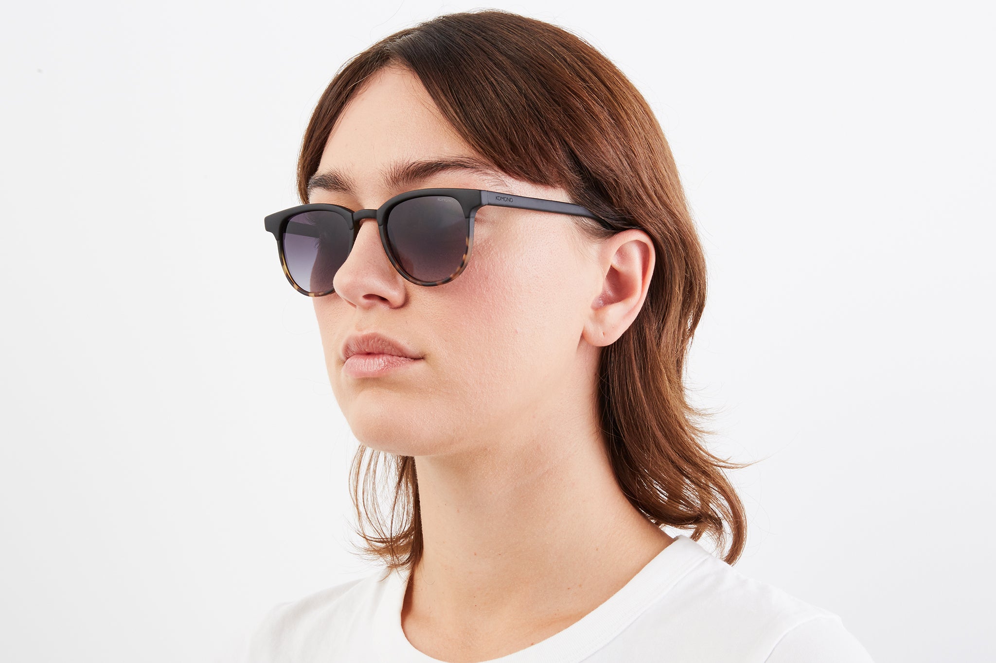komono-francis-matte-black-tortoise-sonnenbrille image 3