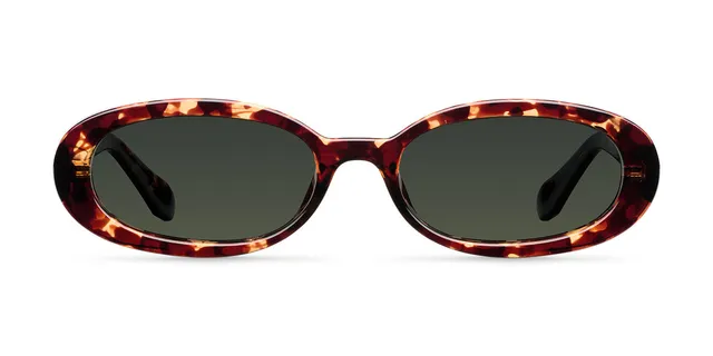 meller-kai-tigris-olive-sonnenbrille-oval-vintage-wraparound-braune-gl-ser image 1