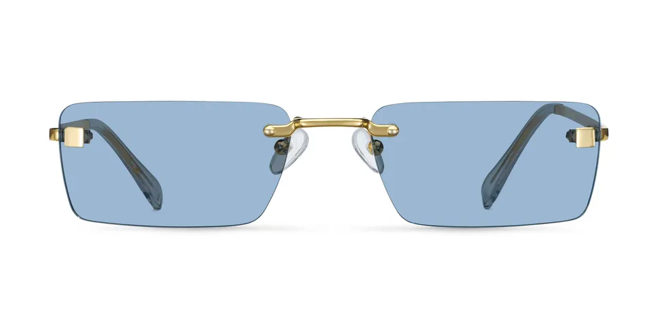 meller-laila-gold-sea-sonnenbrille-rechteckige-metallfassung-mit-abgerundeten-ka image 1