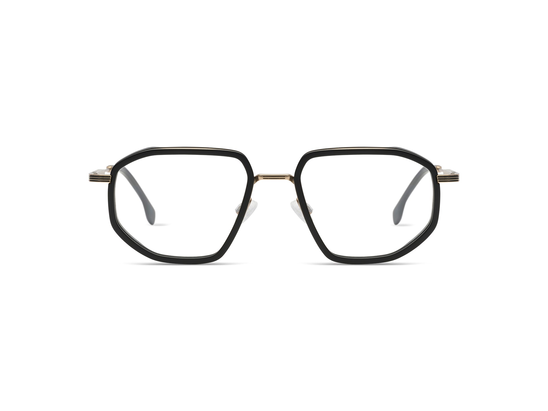 komono-axel-titanium-brillengestell-white-gold-black image 1