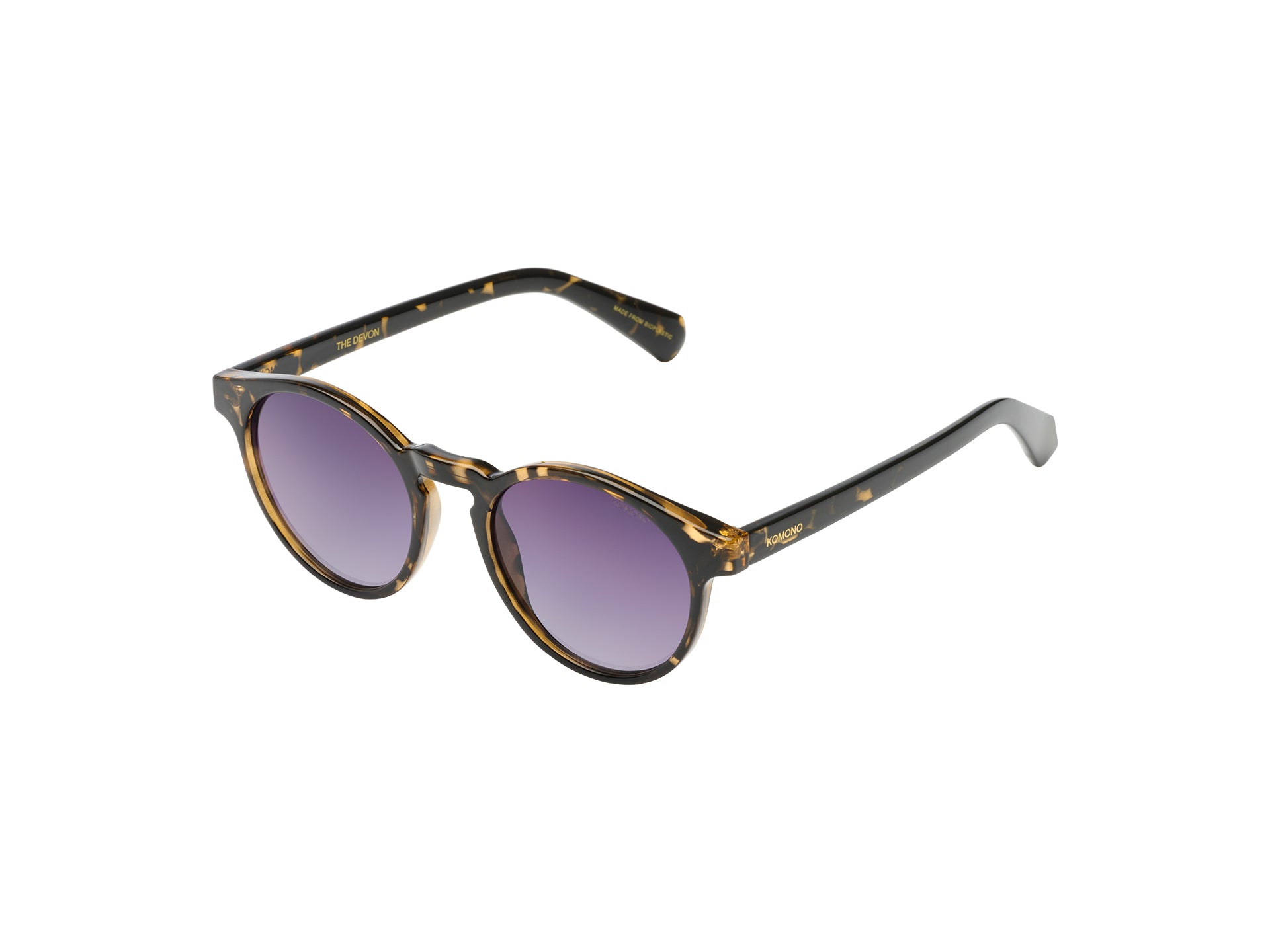 komono-devon-dark-tortoise-sonnenbrille-originals-kollektion-klassische-form image 2
