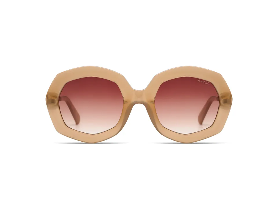 komono-amy-metal-sahara-white-gold-sonnenbrille image 1