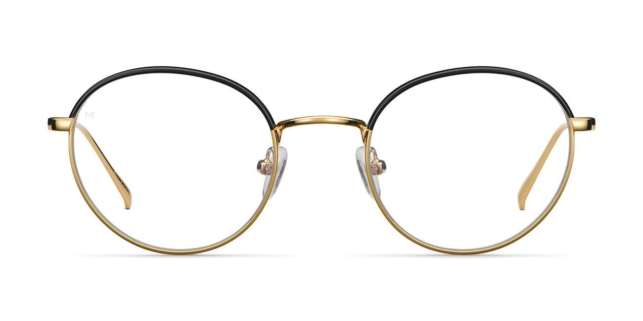 meller-yuda-gold-black-blue-light-metallbrille image 1