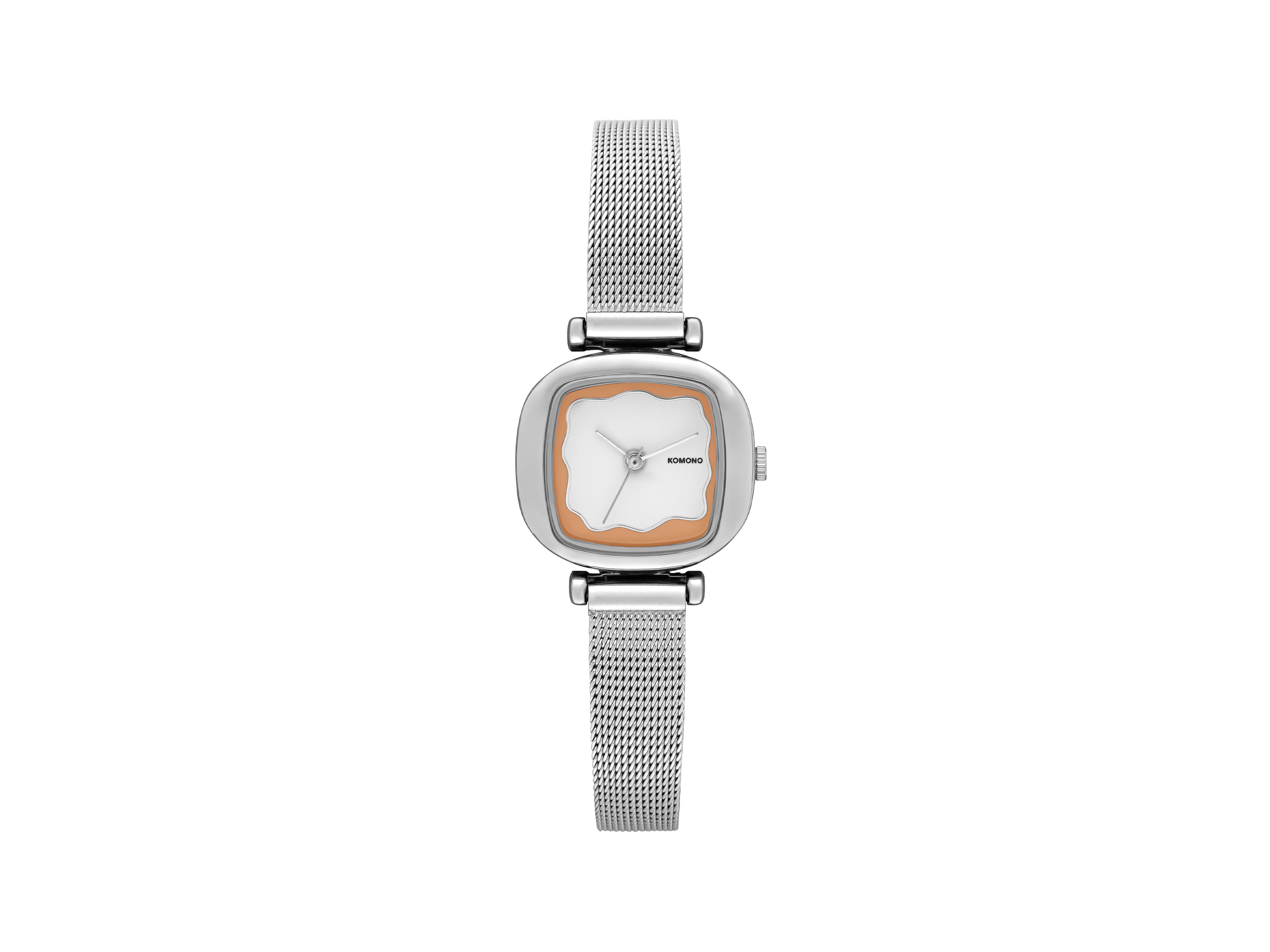 komono-moneypenny-wave-royale-silver-blush-uhr image 1