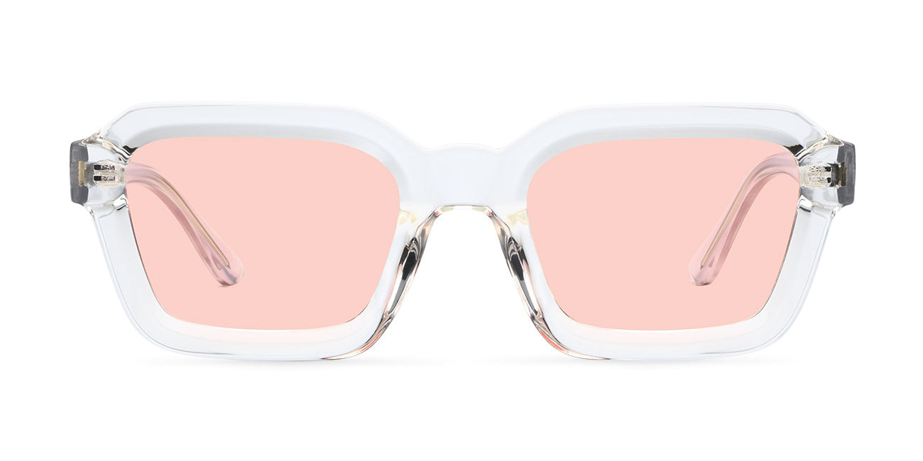 meller-nayah-minor-peach-sonnenbrille-quadratische-bio-fassung-mit-70er-design-u image 1