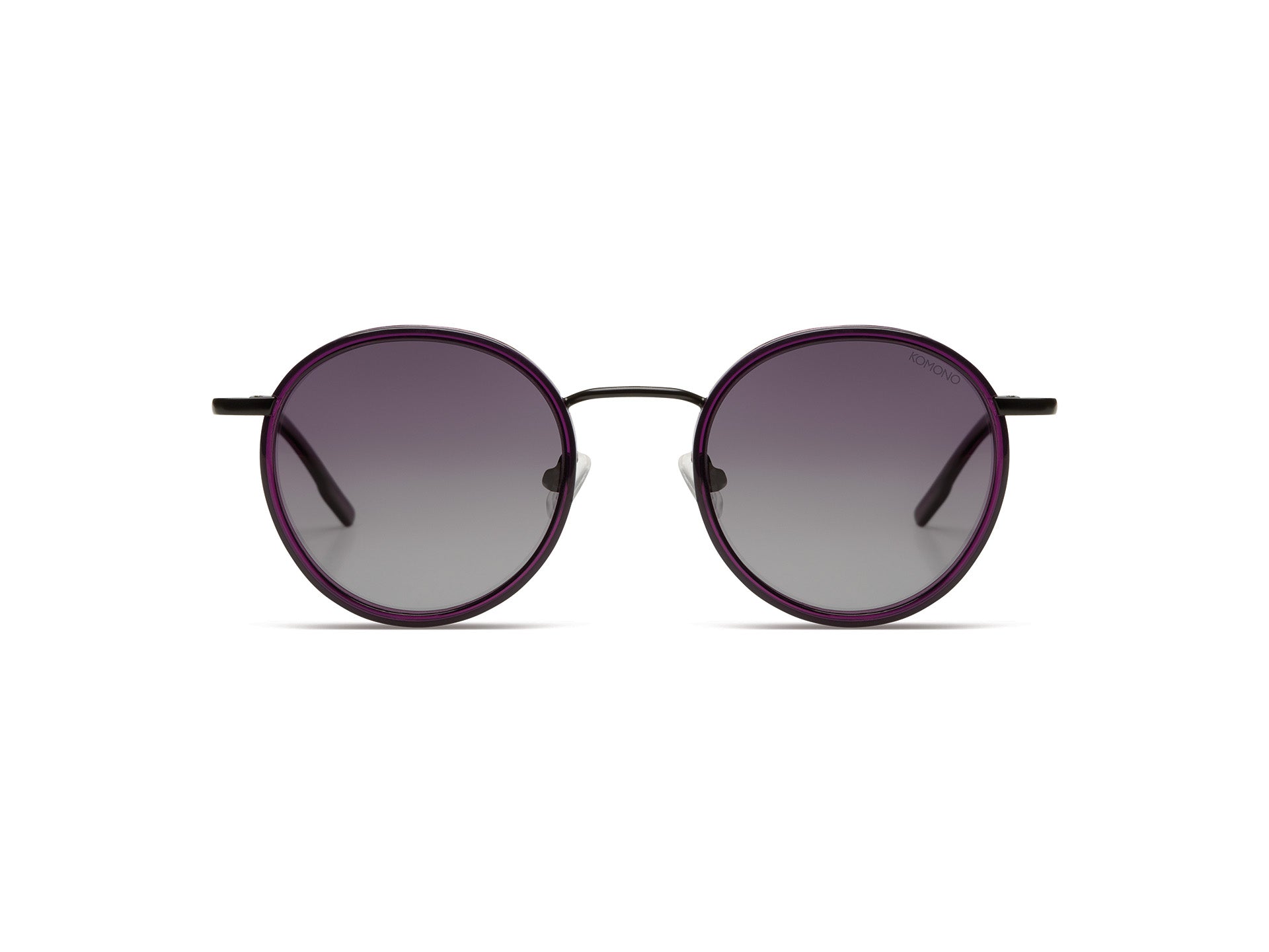komono-pete-deep-purple-black-matte-sonnenbrille image 1