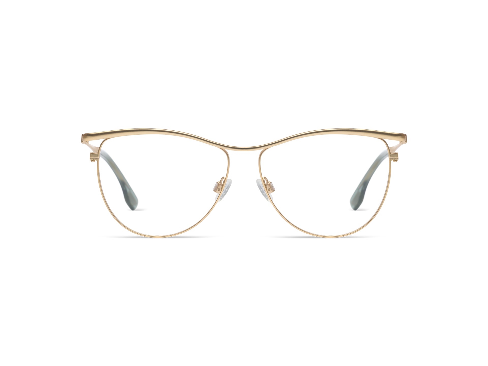 komono-vesper-white-gold-matte-brillenfassung image 1