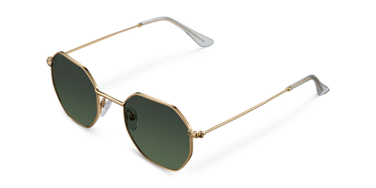 meller-endo-gold-olive-geometrische-metall-sonnenbrille image 2