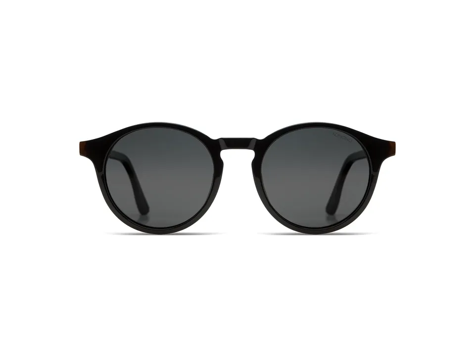 komono-archie-tortoise-black-sonnenbrille-rund-polarisiert image 1