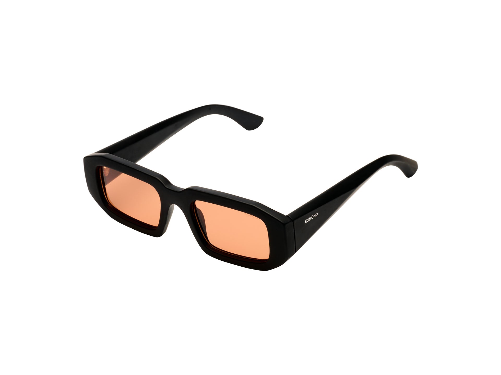 komono-blaze-carbon-sunset-sonnenbrille-rechteckig-transluzent-gelb-schwarz-100- image 3