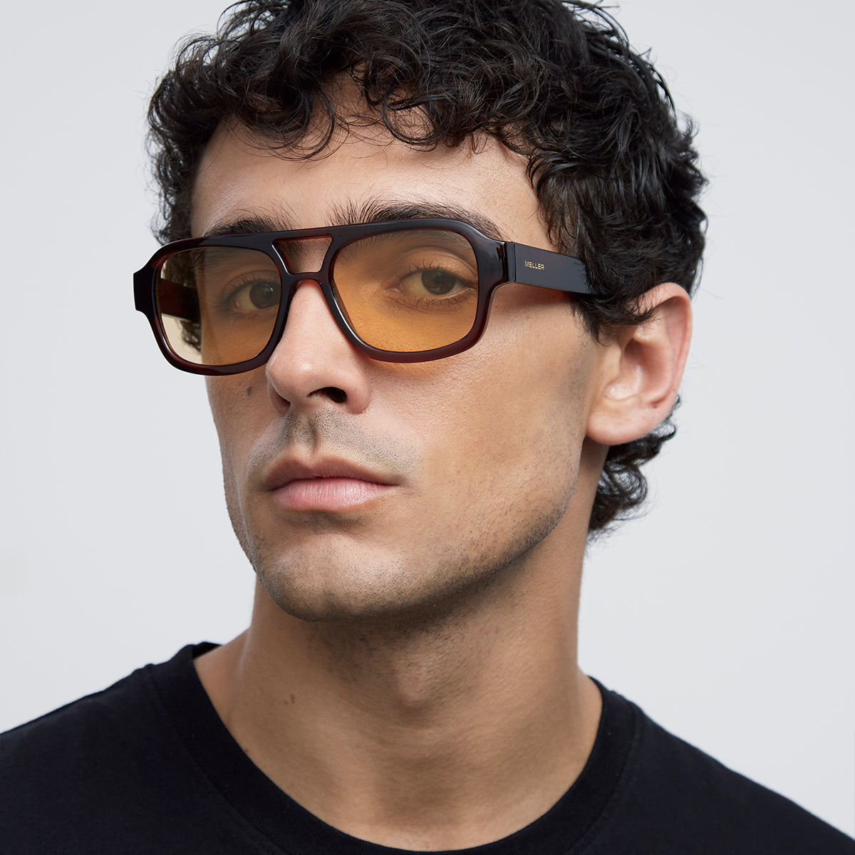 meller-shipo-maroon-yellow-oversize-aviator-sonnenbrille image 5