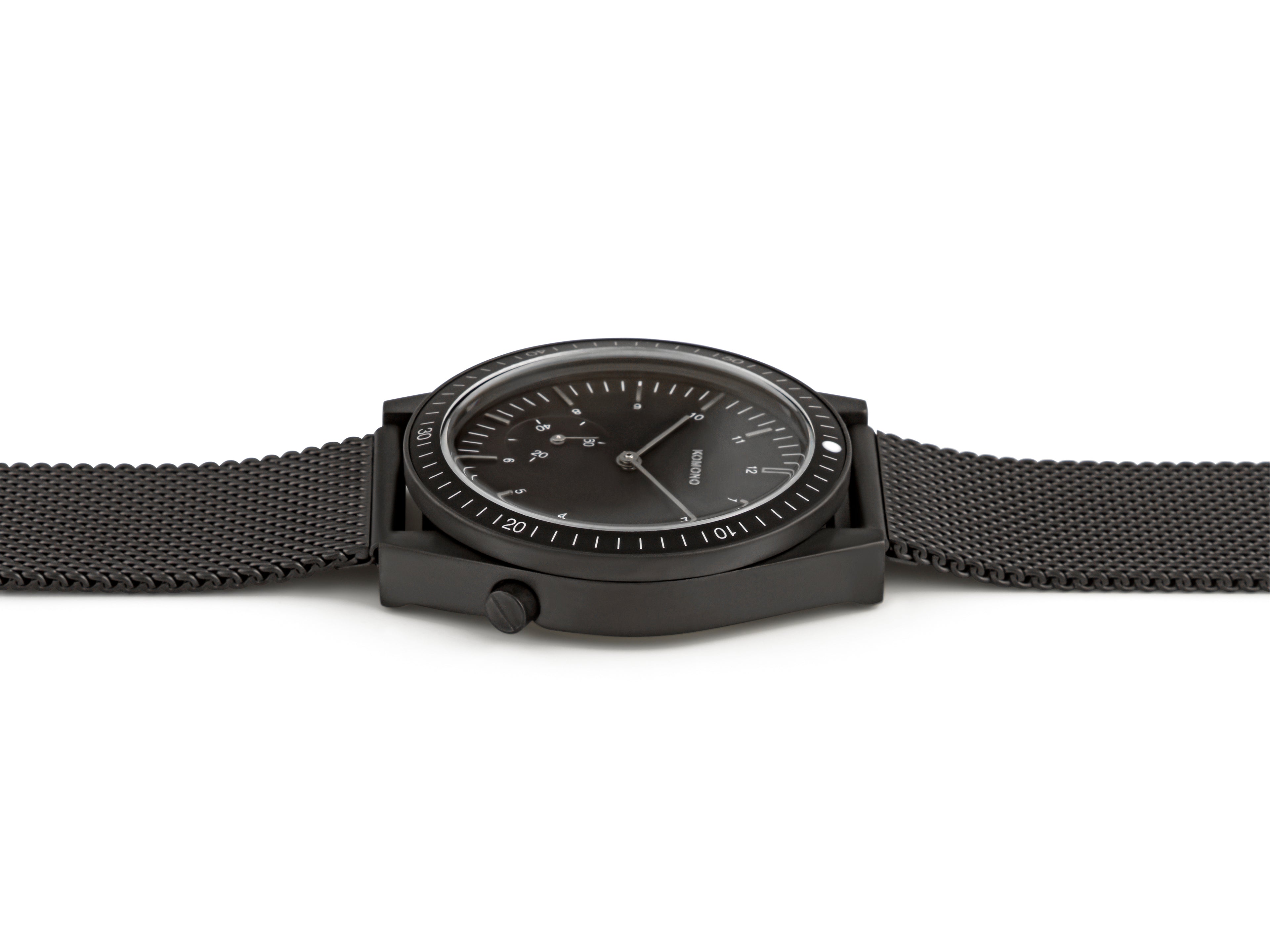 komono-ray-legacy-mesh-black-armbanduhr image 2