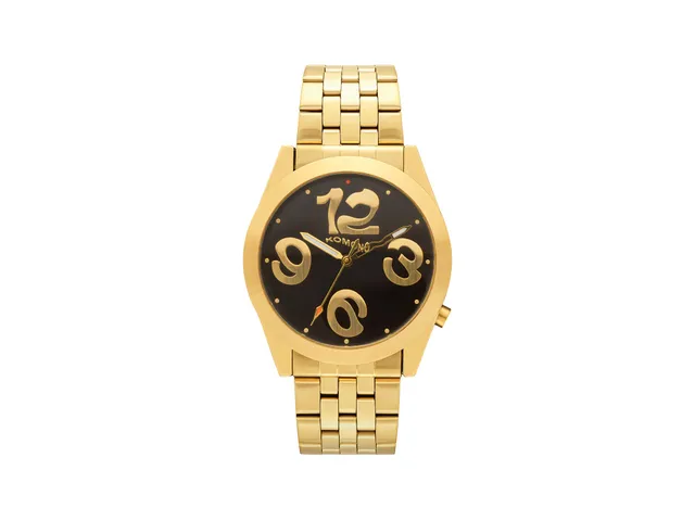 komono-ray-liquid-estate-gold-black-armbanduhr image 1