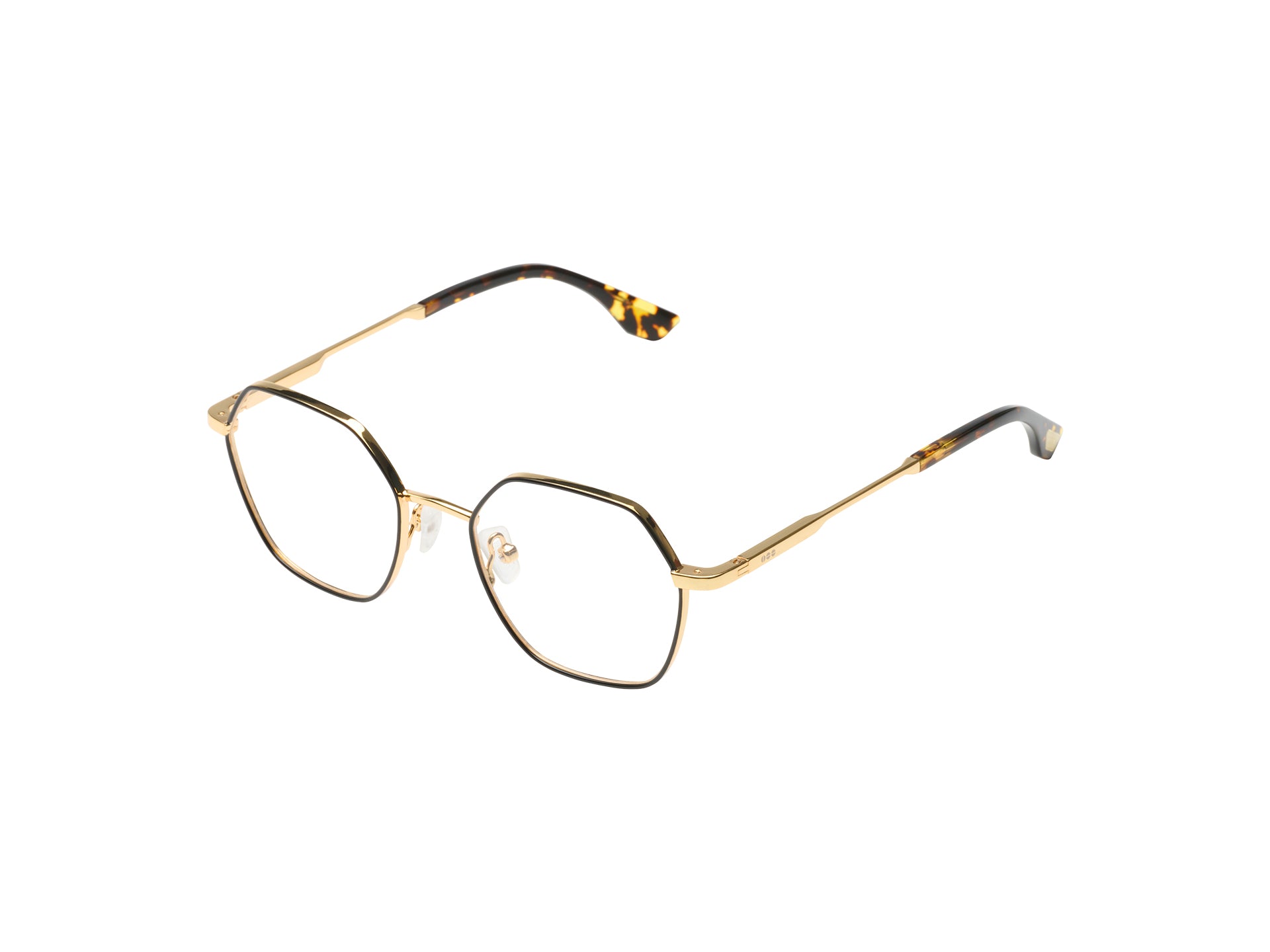 komono-nora-slims-gold-black-lesebrille-fassung image 2