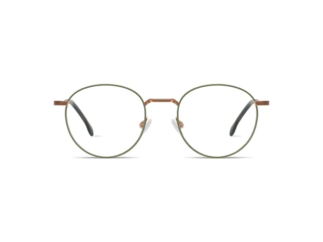 komono-rio-rose-gold-sage-titan-brillenfassung-im-panto-stil image 1