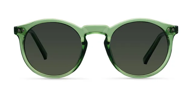 meller-kubu-all-olive-runde-vintage-sonnenbrille image 1