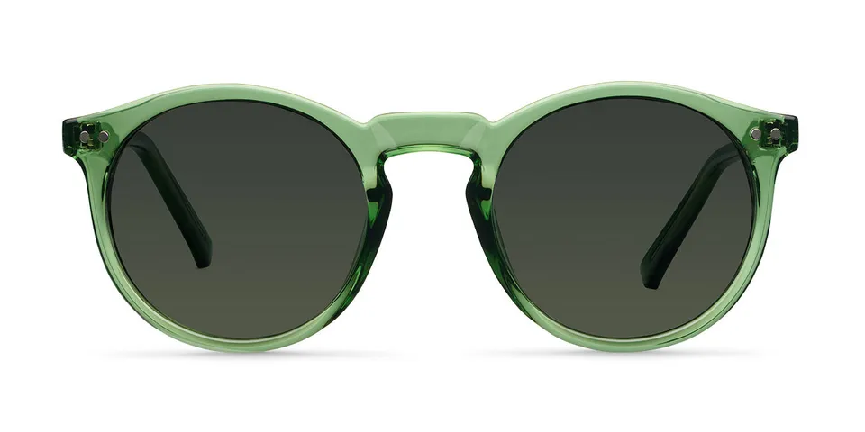 meller-kubu-all-olive-runde-vintage-sonnenbrille image 1
