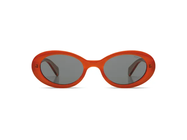 komono-ana-fox-sonnenbrille-ovale-gl-ser-translucent-orange-bio-nylon-rahmen image 1