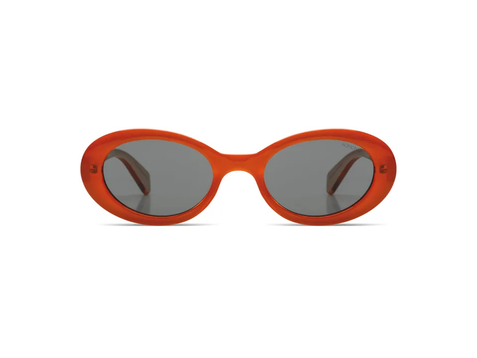 komono-ana-fox-sonnenbrille-ovale-gl-ser-translucent-orange-bio-nylon-rahmen image 1