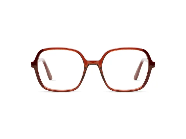 komono-petra-maroon-sonnenbrille-oversize-eckig image 1