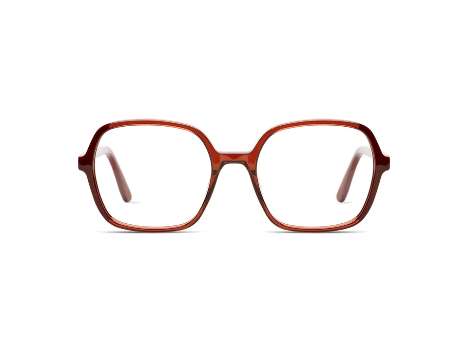 komono-petra-maroon-sonnenbrille-oversize-eckig image 1