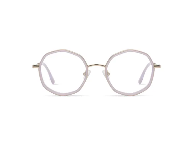 komono-sofia-slims-lavender-white-gold-matte-lesebrille-fassung image 1
