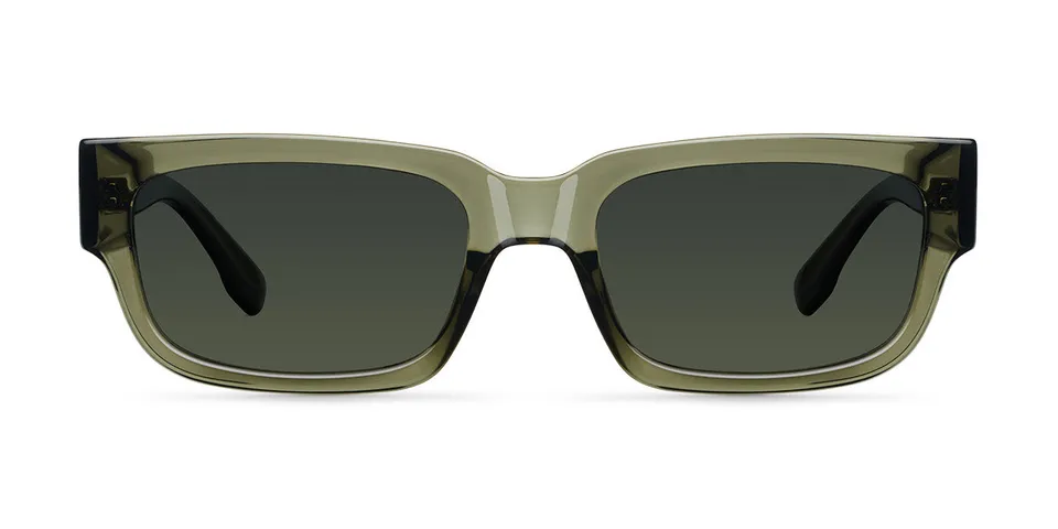 meller-thabo-stone-olive-rechteckige-bio-sonnenbrille image 1