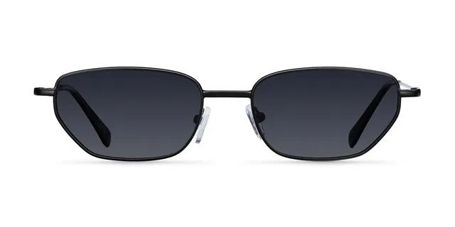 meller-fina-matte-black-carbon-sonnenbrille-slim-metal-rechteck image 1