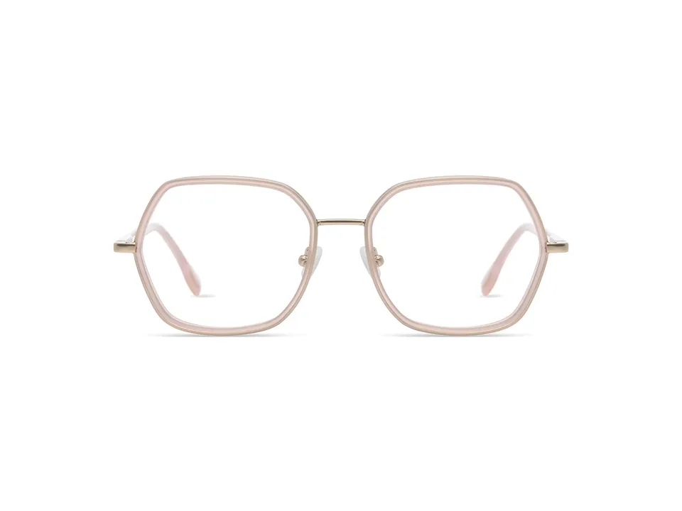 komono-ella-blush-white-gold-matte-brille-matte-brillenfassung-der-optik-kollekt image 1