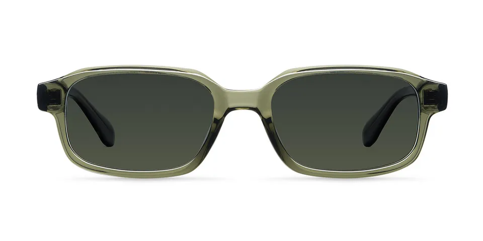 meller-kya-stone-olive-sonnenbrille-oversized-rechteckig-in-gr-n image 1