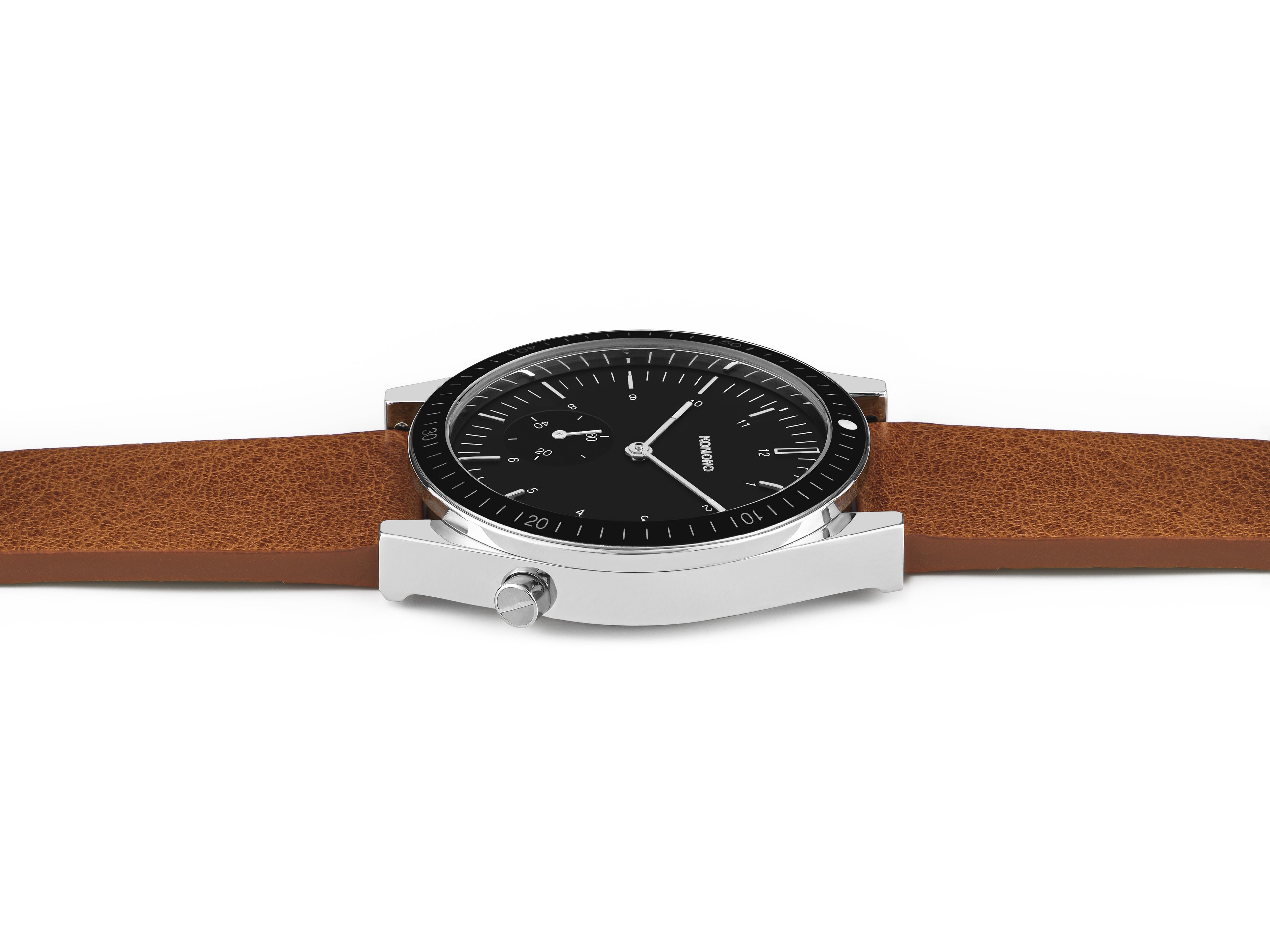 komono-ray-legacy-leather-cognac-taucheruhr image 2